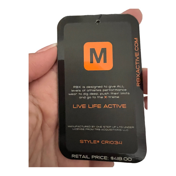 RBX Activewear Moisture wicking and mesh fabric long sleeve. Size Medium NWT - Picture 8 of 11